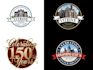 design beautiful celebration logo within new concepts