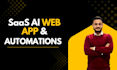 build ai saas mvp web app with automation and features