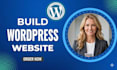 build, redesign, or customize a modern responsive wordpress website