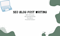 write SEO blog posts and articles for websites