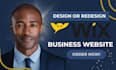 redesign wix studio website redesign wix website update wix website edit wix fix
