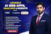 develop lovable ai web apps, saas mvp and website using bolt, supabase, replit
