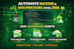 automate your backend tasks and data processing using java