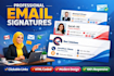 create a professional clickable HTML email signature