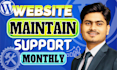 provide wordpress support, website bug fixing and monthly website maintenance
