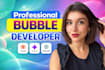 do bubble io web app bubble ai saas app mvp bubble marketplace bubble developer