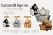 design and 3d print a custom figurine from your image
