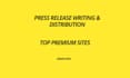 write and distribute your press release professionally PR distribution