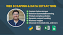 automate web scraping using python and selenium