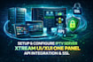 setup and configure iptv server xtream ui, xui one panel, api integration, ssl
