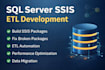 develop, fix, or optimize sql server ssis packages and etl pipelines