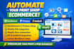 set up, customize, and integrate your deconetwork, printavo and shopify store