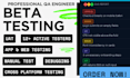 do beta testing uat app website software qa alpha testing 12 20 tester debugging
