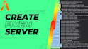 create develop a fivem roleplay, ragemp, redm server from scratch with premium