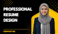 write and design an ats optimized resume and professional CV