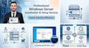 install and configure windows server and sql server professionally
