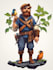 design 2d game character or 2d game character animation