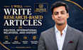 write expert political analysis, international relations, and history articles