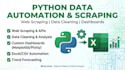 do python data automation, web scraping and data cleaning