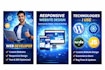 develop a custom website as a front end, back end or full stack developer