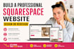 build a professional squarespace website design or redesign squarespace website