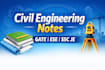 create civil engineering formula sheets and revision notes for gate ssc je
