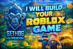 build a full roblox game including map design and development