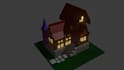 sell a ready made realistic 3d house model