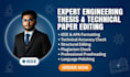 edit your engineering thesis and draft technical research papers