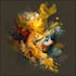 paint digital professional abstract art by hand
