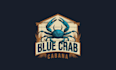design looks nice blue crab cabana logo