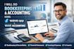 do bookkeeping, accounting, wave accounting using wave app
