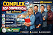 do complex pdf conversion quickly with accuracy