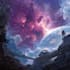 make high quality space art and futuristic space scenes
