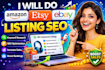 do amazon etsy ebay listing SEO