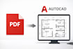 convert PDF into autocad