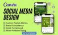 design real estate instagram carousels in canva