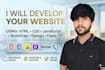 develop business portfolio website using django and flask