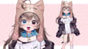 draw and rig 2d anime vtuber model live2d vtuber model live 2d vtuber model