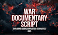 write geopolitical and dark story scripts for youtube