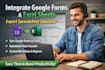 integrate google forms  excel sheets  expert spreadsheet