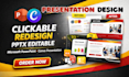 redesign PPT editable google slides powerpoint presentation slideshow videos