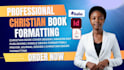 format christian ebook, prayer journal, christian book editor, book cover design