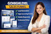 build high converting gohighlevel sales funnels