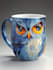 do coffee mug design in unique style