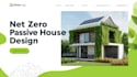 design passive house, net zero energy efficient carbon building architecture