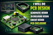 do pcb design schematic design 3d enclosure design circuit design pcb enclosure