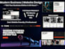 design a modern responsive business website using  wordpress