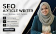 write SEO blog posts specially for parenting, lifestyle and education niche