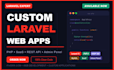 develop custom php laravel web application or saas platform